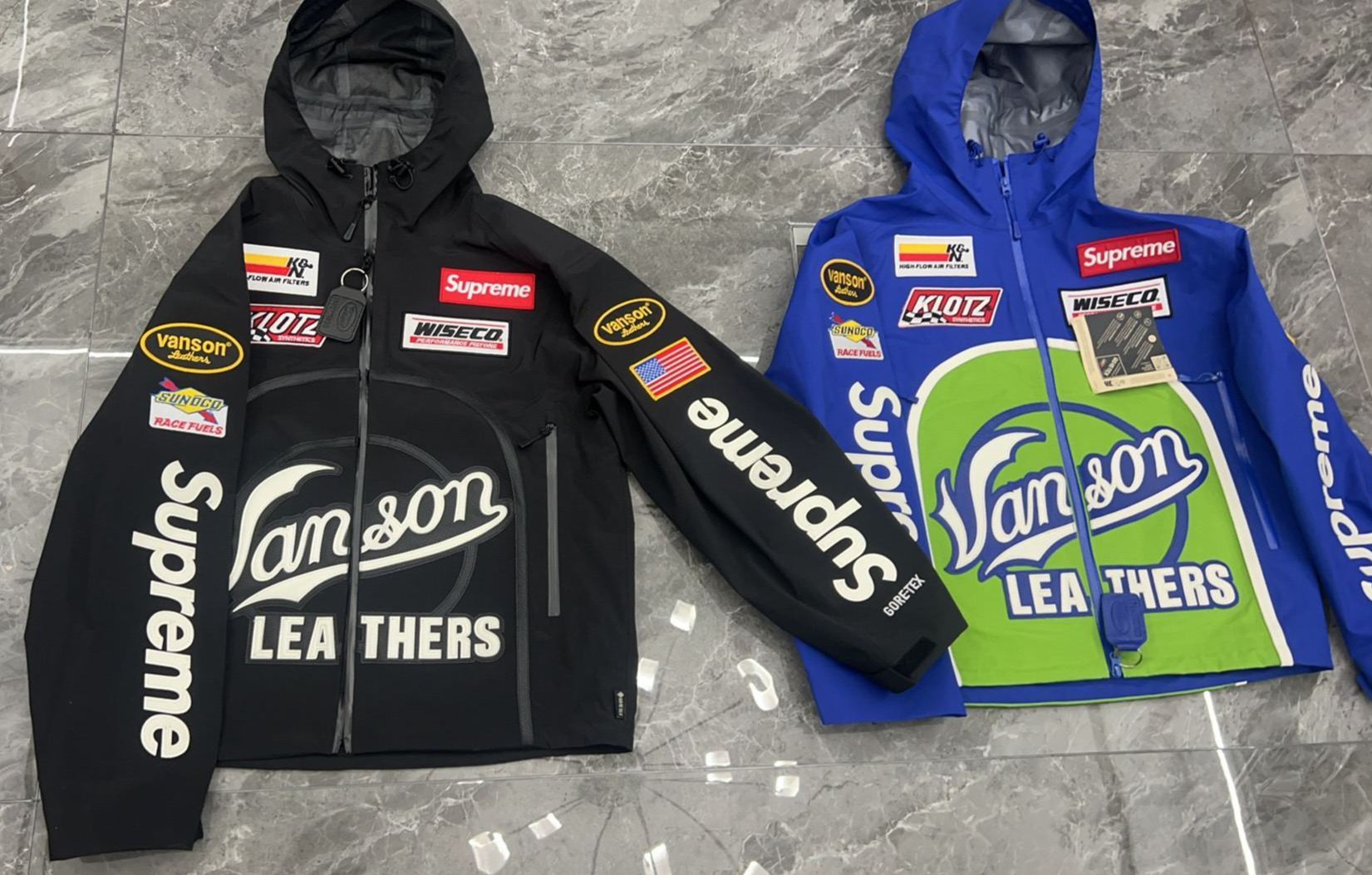 Supreme x Vanson Leathers GORE-TEX Shell Jacket "Black"（SUP-FW25-019）