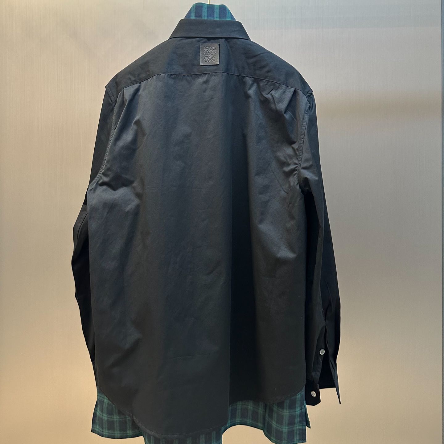  LOEWE Blue Hybrid Shirt  (H526Y05WDF-4648）