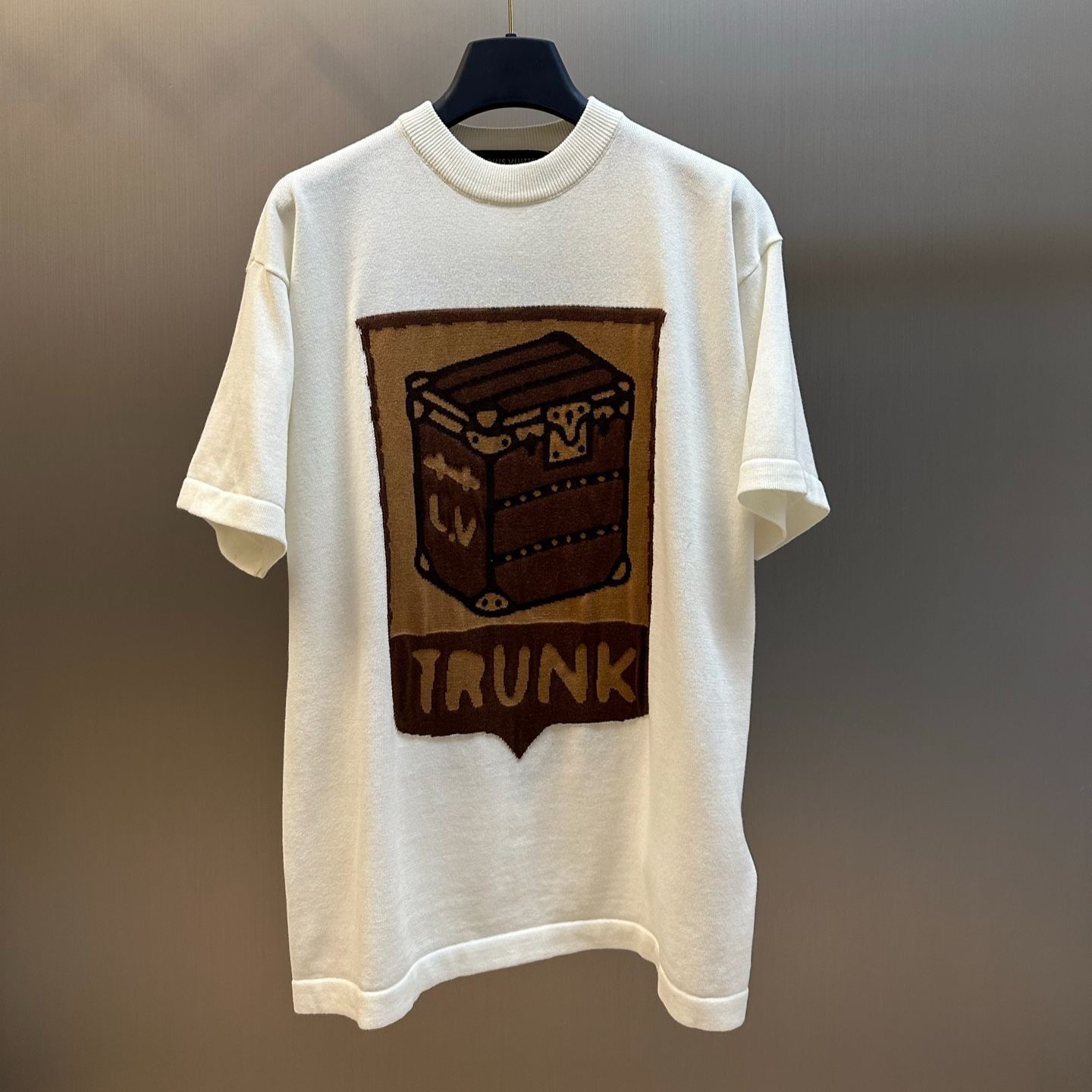 Louis Vuitton geometric style short-sleeved crew neck top（1AJDWT）