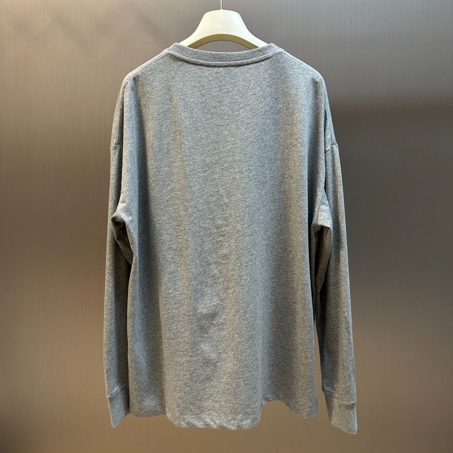 LOEWE Long sleeve T-shirt in cotton Grey (H526Y24J32-1440）