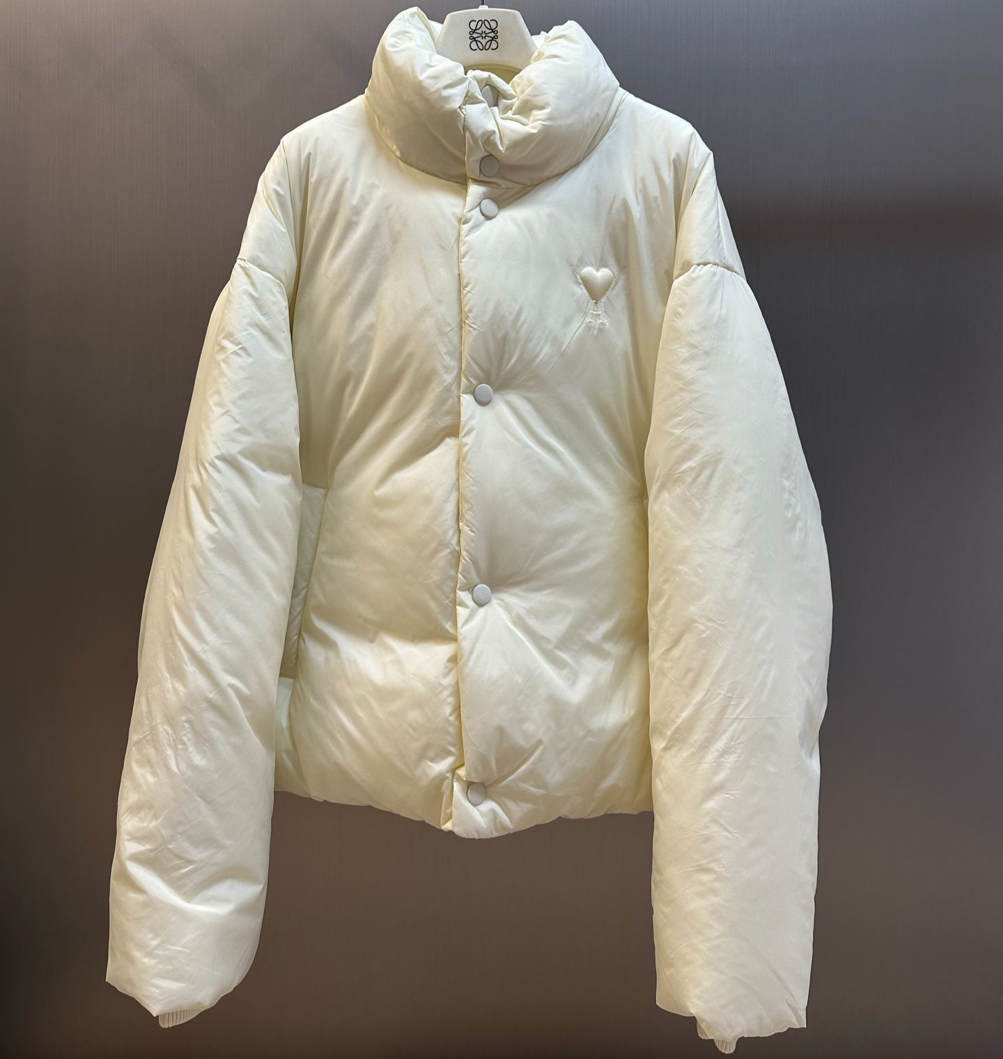 AMI Paris button padded jacket （HJK818PL00394506）