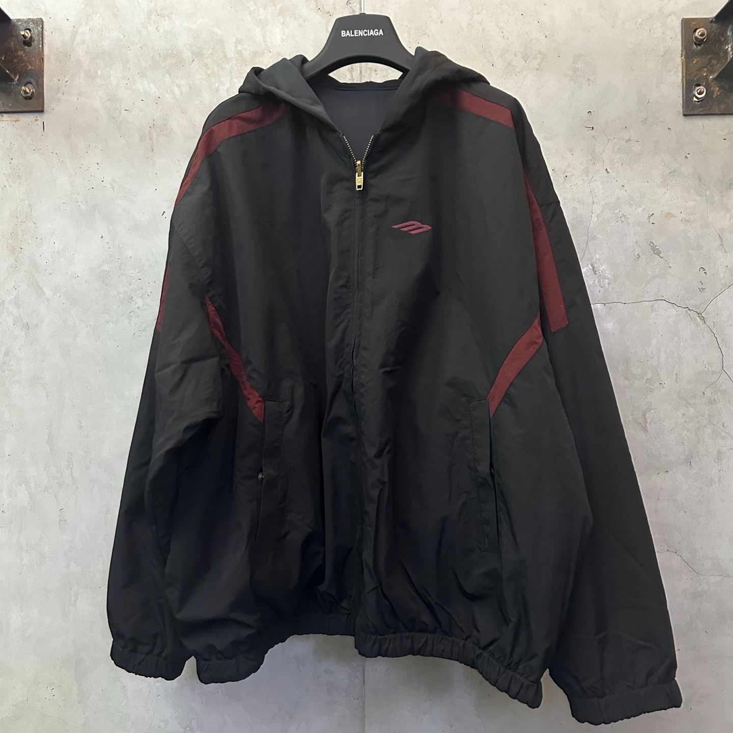Balenciaga 25FW Reversible Hooded Jacket（856361TPQ384140）