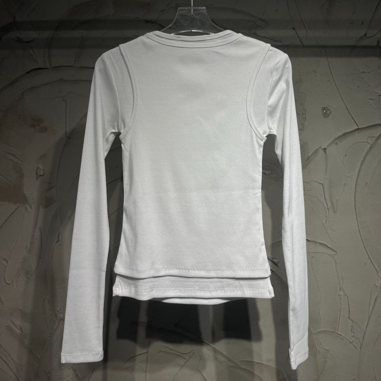 Acne Studios Elga Tinsel Long Sleeve Top (AL0505-183）