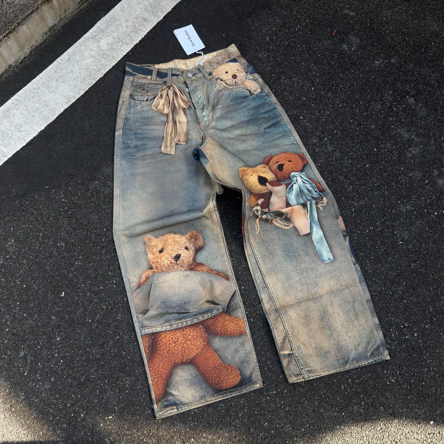 Acne Studios Loose fit jeans - 1981 (CK0138-AUZ）