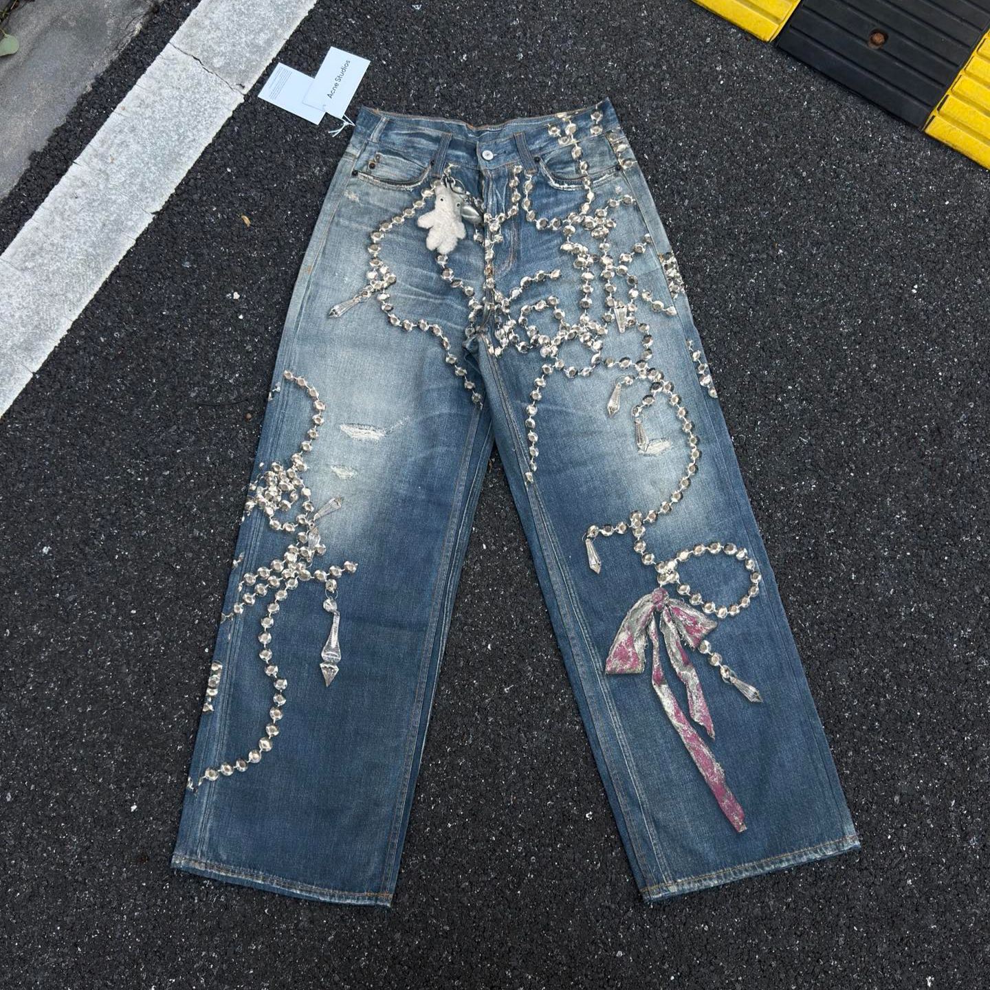 Acne Studios Jeans Unisex Light Blue- 1981 (CK0135-AUZ140）