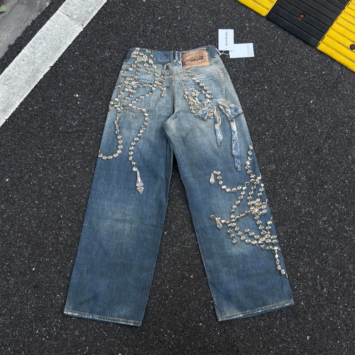 Acne Studios Jeans Unisex Light Blue- 1981 (CK0135-AUZ140）