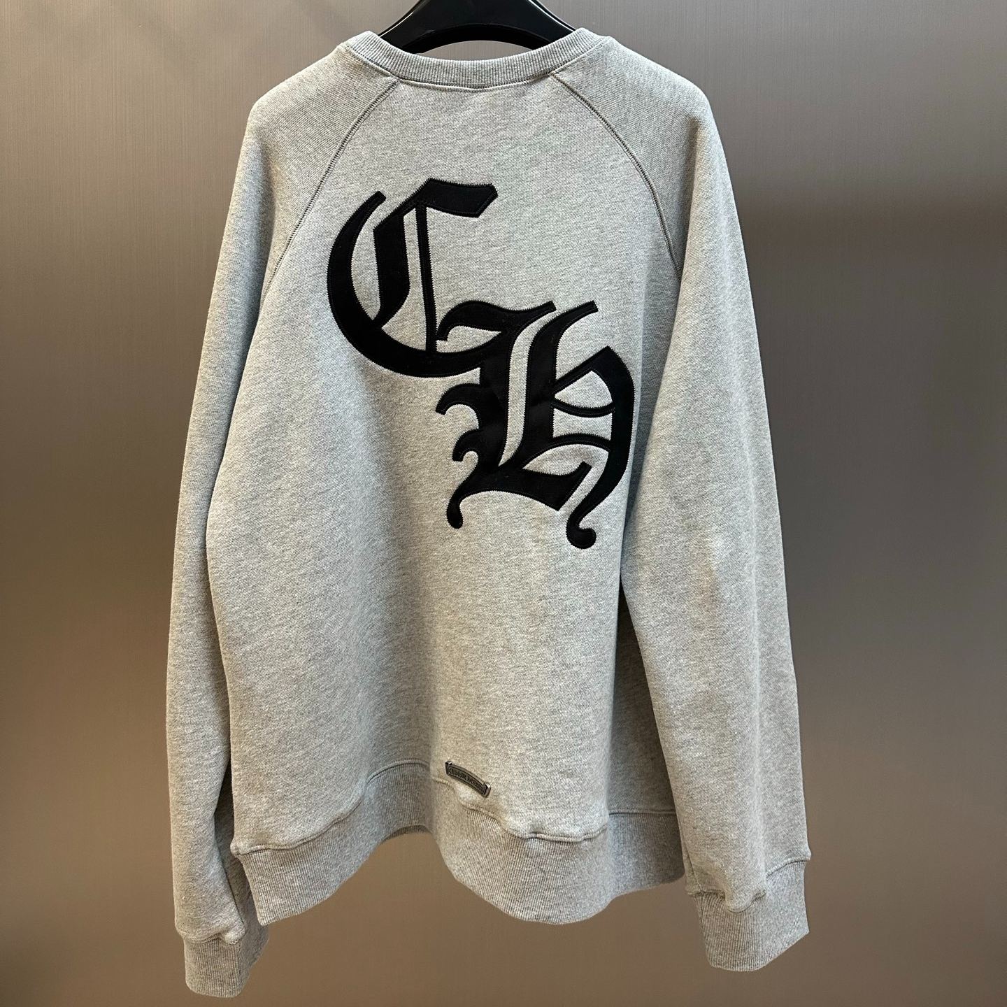 Chrome Hearts 711 Cemetery Cross Nylon CH Crewneck Sweater (1SS2504CH7CCN）