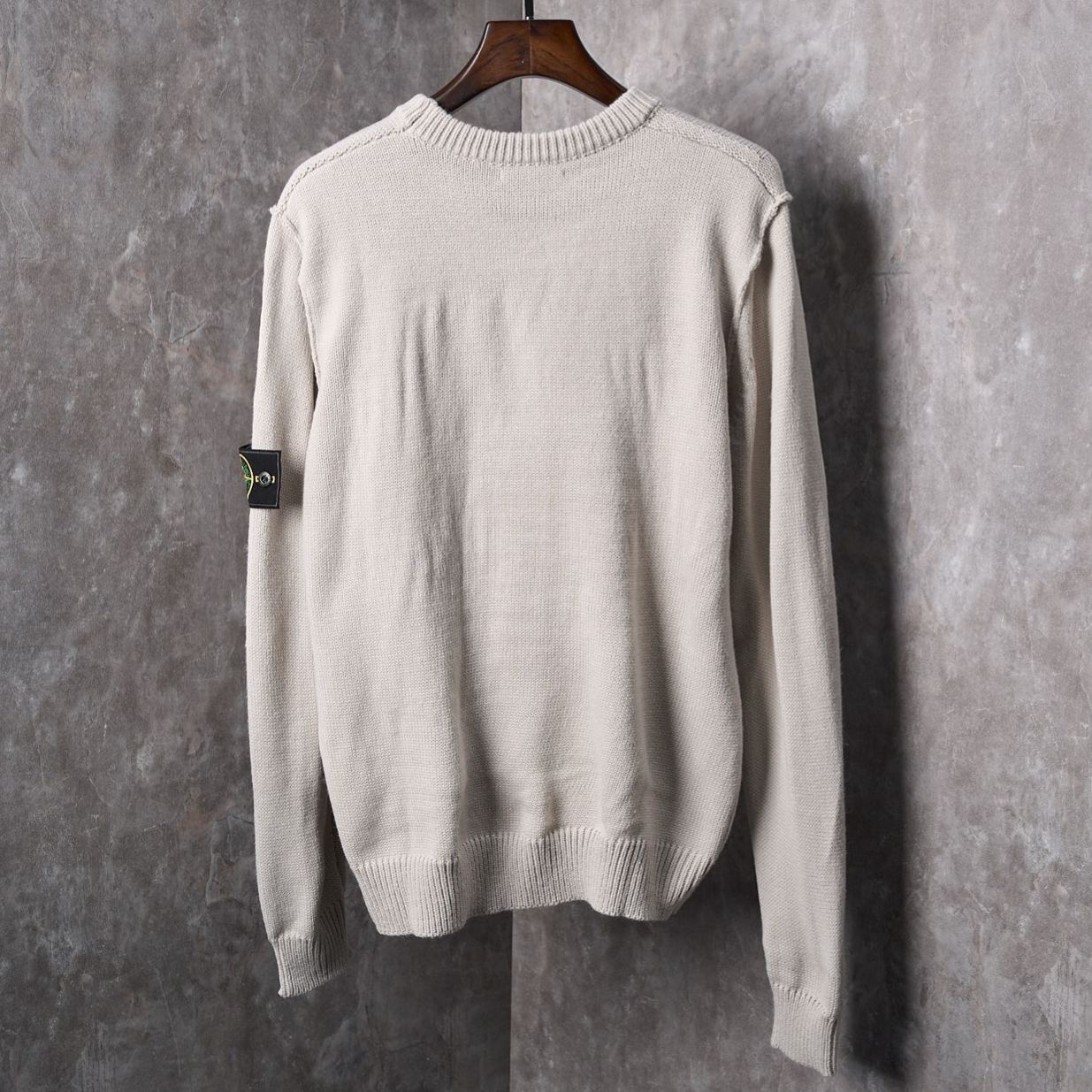 STONE ISLANDLambswool Crew Neck Knit（7715508A3-V0029）