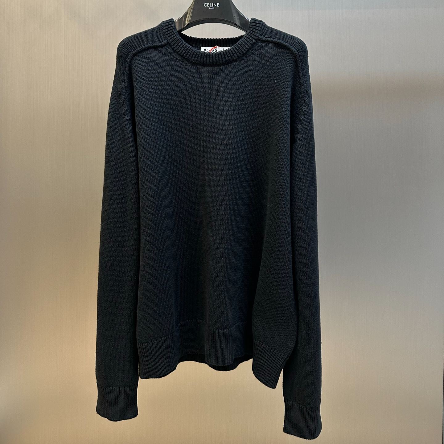 Acne Studios 1996 Logo Crewneck Sweater (B60400-AX0）