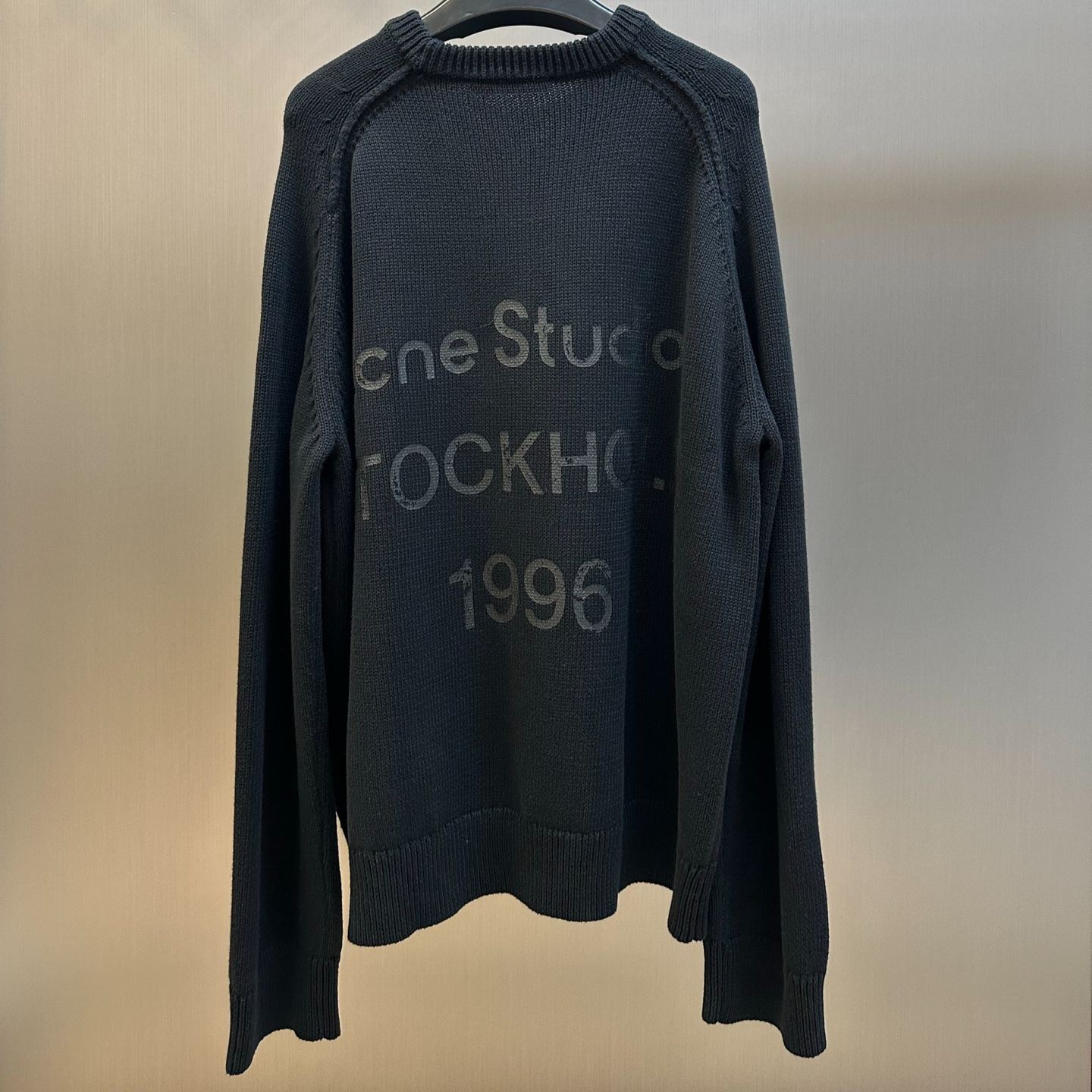 Acne Studios 1996 Logo Crewneck Sweater (B60400-AX0）