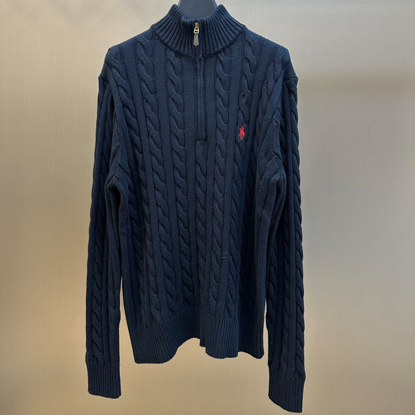 Polo Ralph Lauren Cable Knit Cotton Full Zip Sweater（MNPOSWE16820600-400）