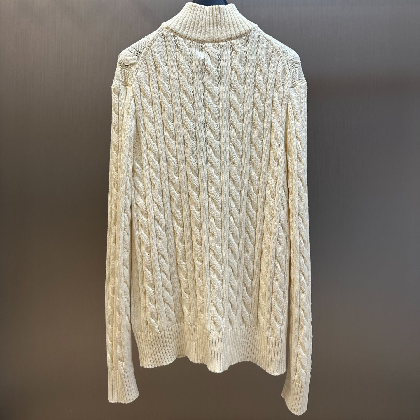 Polo Ralph Lauren Cable Knit Cotton Full Zip Sweater（MNPOSWE16820600-400）