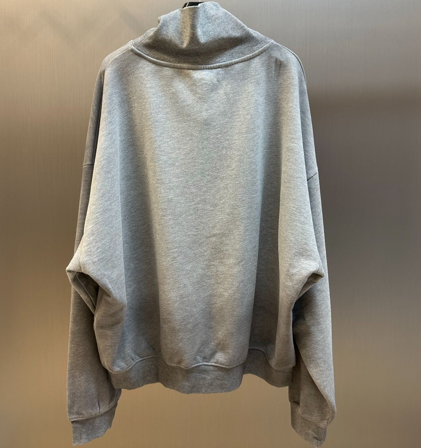 Acne Studios Fady College High Neck Sweat Grey (AI0166-990）