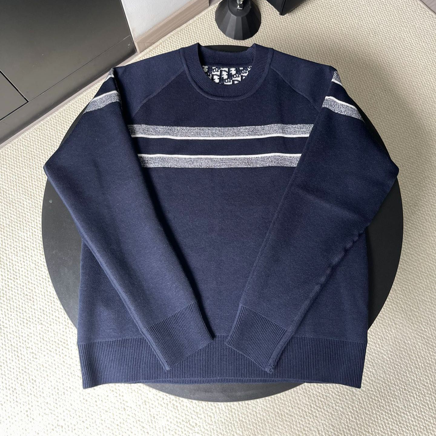 DIOR Reversible Crew Neck Knit Sweater（054S55AM055-X5820）