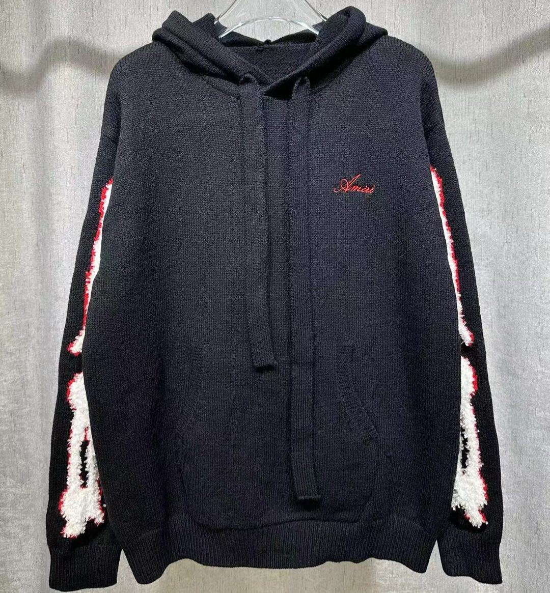 Amiri Bones Hoodie (AMKNHD1001001）