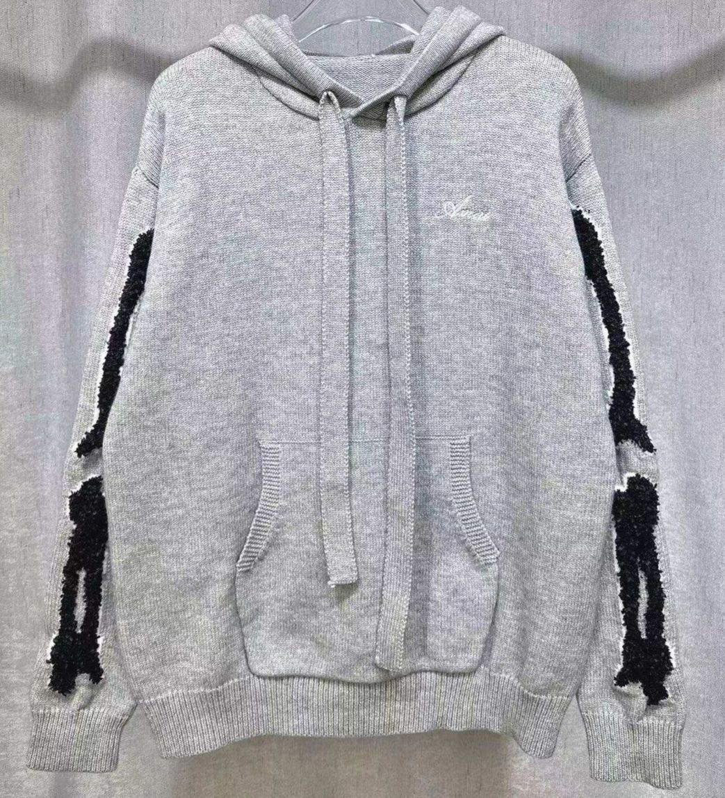 Amiri Bones Hoodie (AMKNHD1001001）