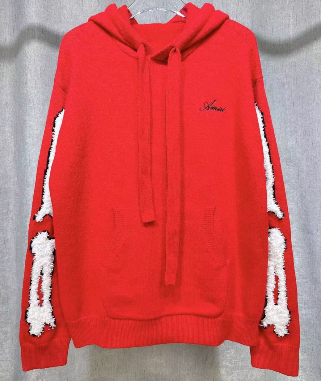 Amiri Bones Hoodie (AMKNHD1001001）