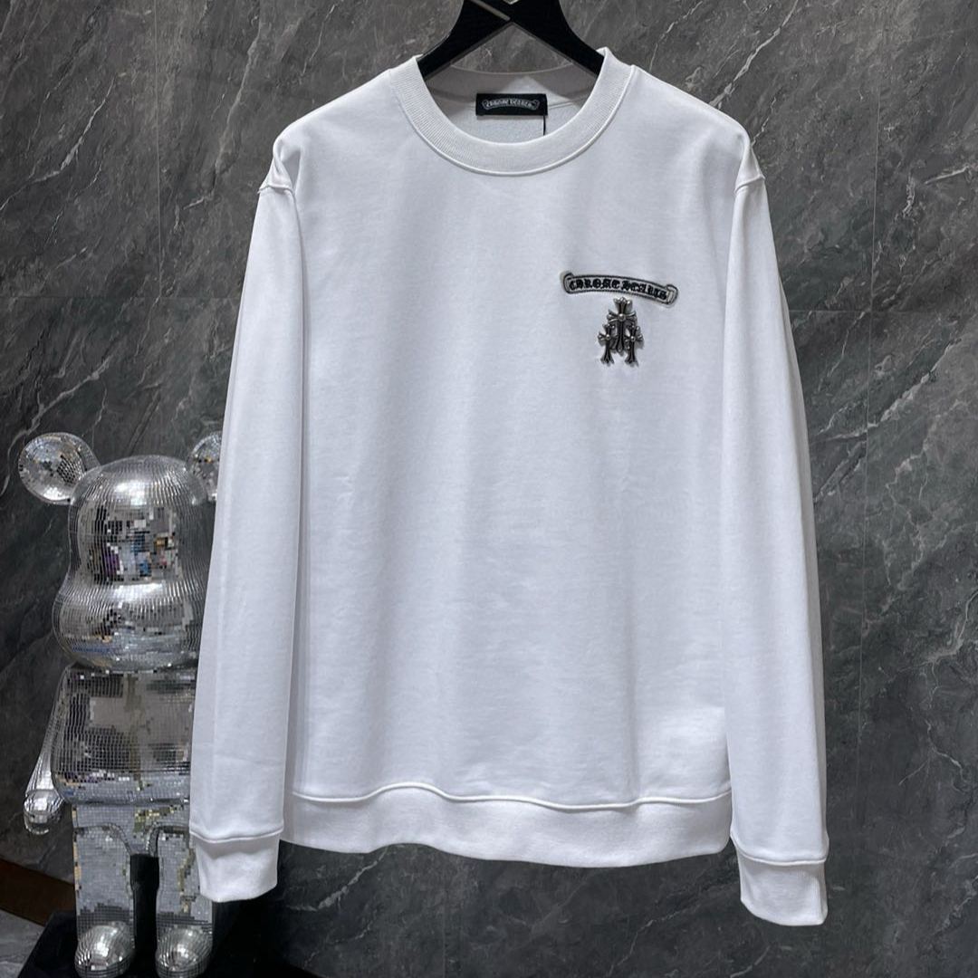 Chrome Hearts Embroidered Long-Sleeve Sweatshirt (CH-20251220）