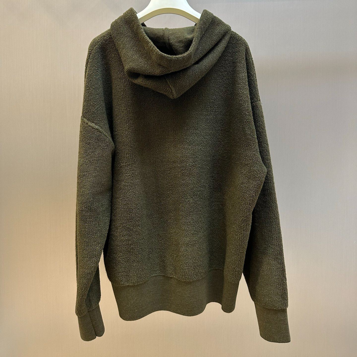 LOEWE Wool Anagram Zip-Up Hoodie (H526Y16KAT-5110）