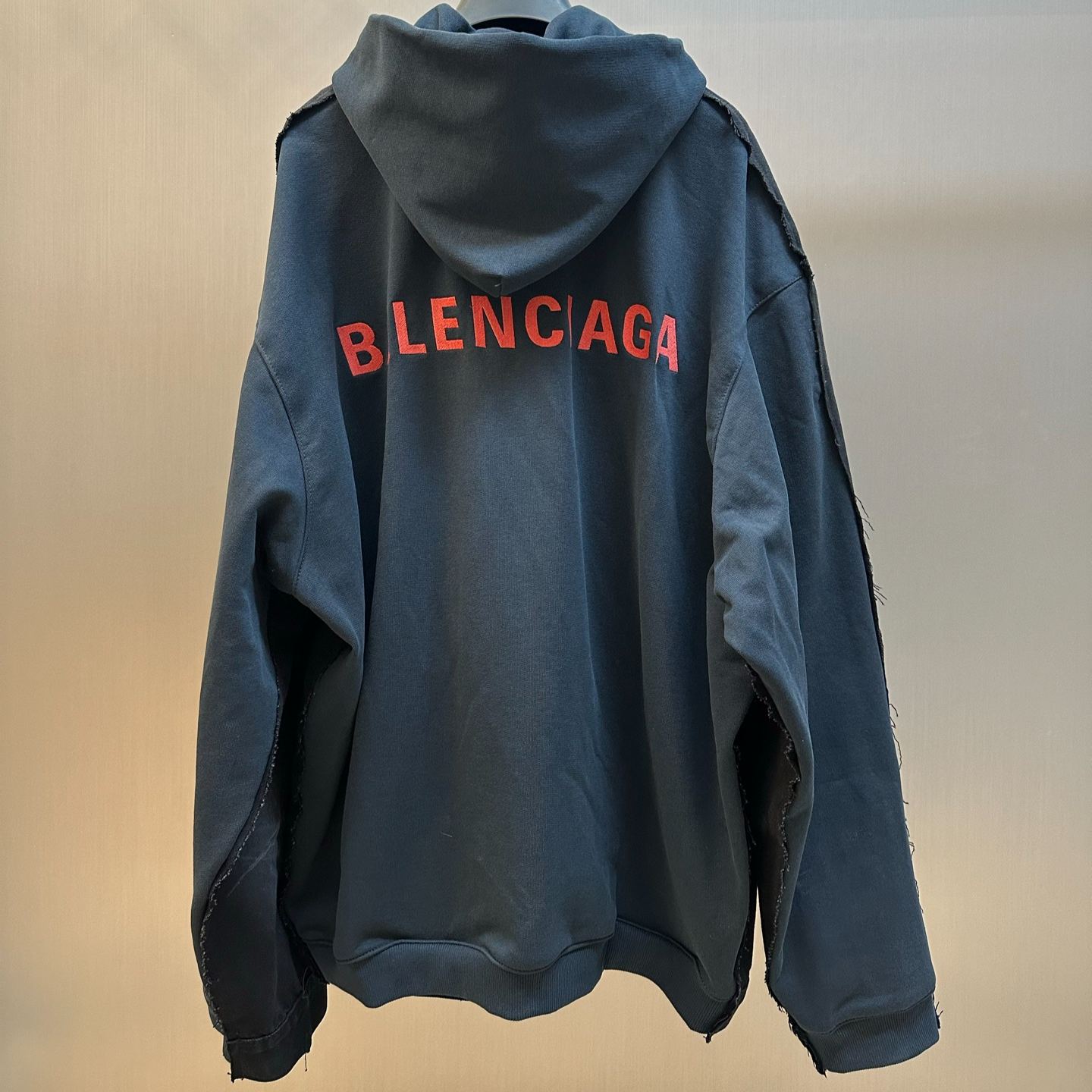 BALENCIAGA Two-Tone Denim And Jersey Jacket（850703TTW671037）