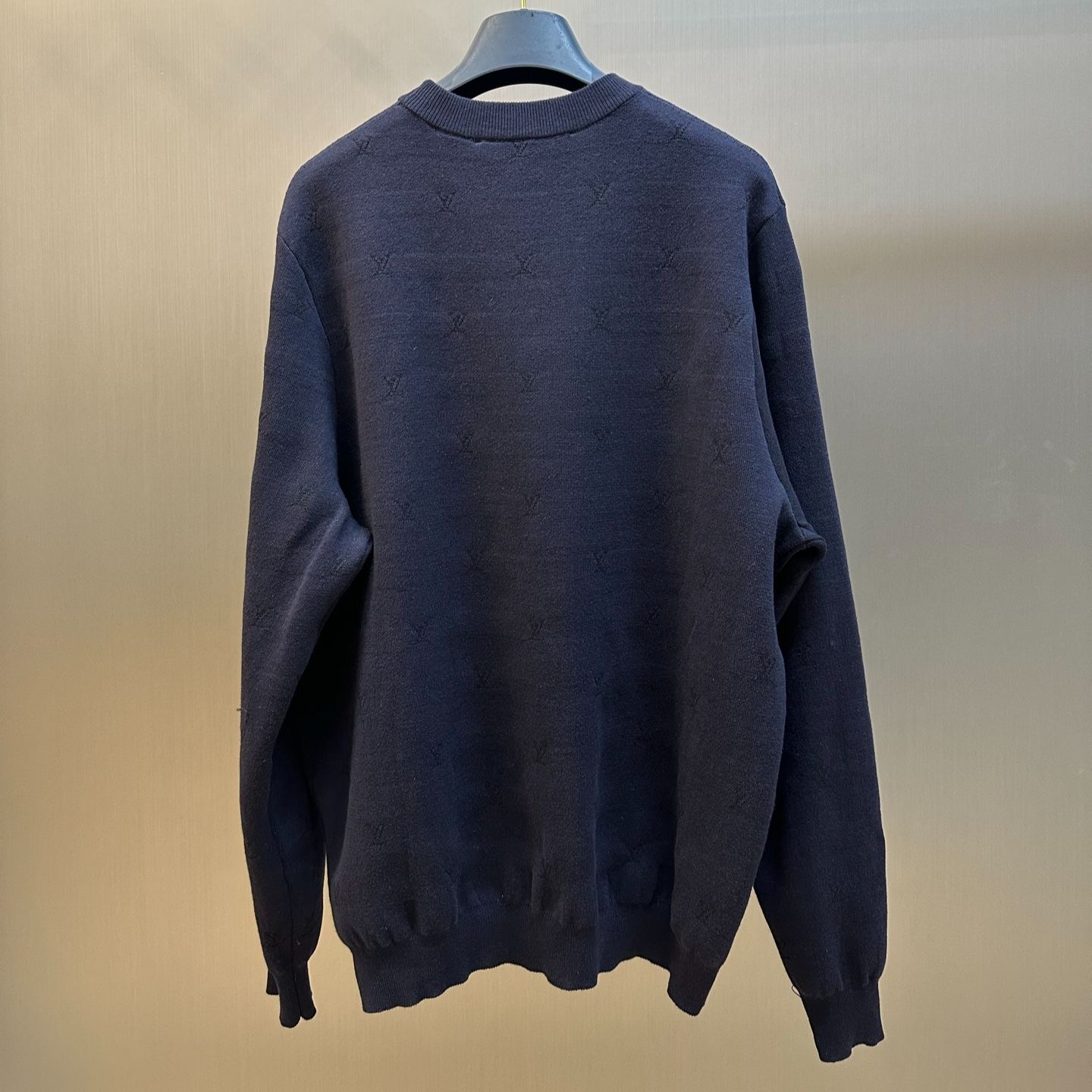 Louis Vuitton Blason Long-Sleeve Crew Neck Shirt（1AJBUH）