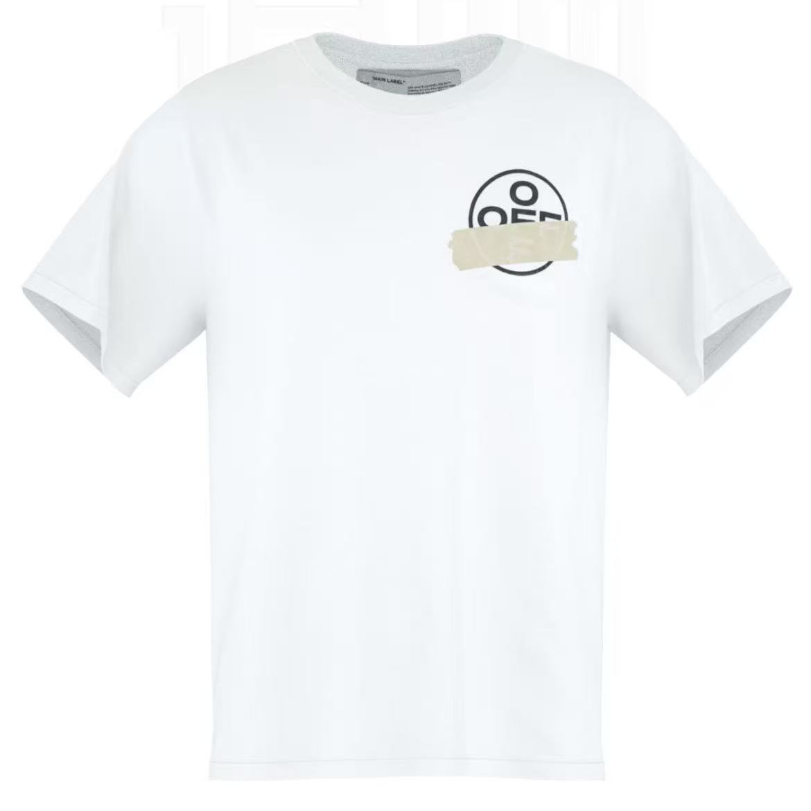 Off-White Tape Arrows Short Sleeve Over T-Shirt  (OMAA038R201850021048）