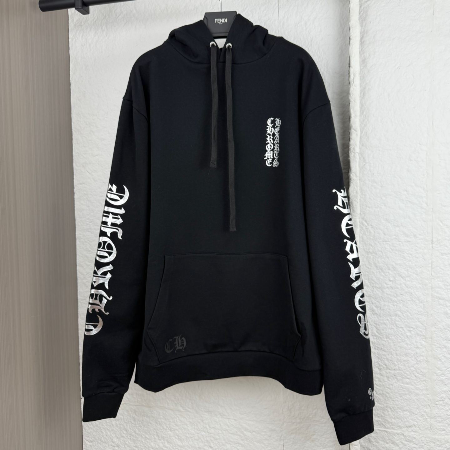 CHROME HEARTS 1988 Script Hoodie with Scroll (CH-012264）