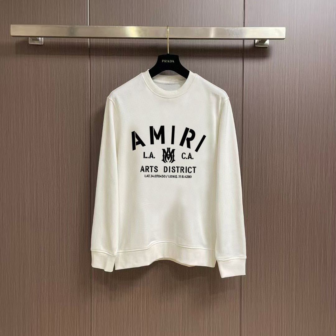 Amiri Stencil Crew Hoodie (PF22MJC050-001）