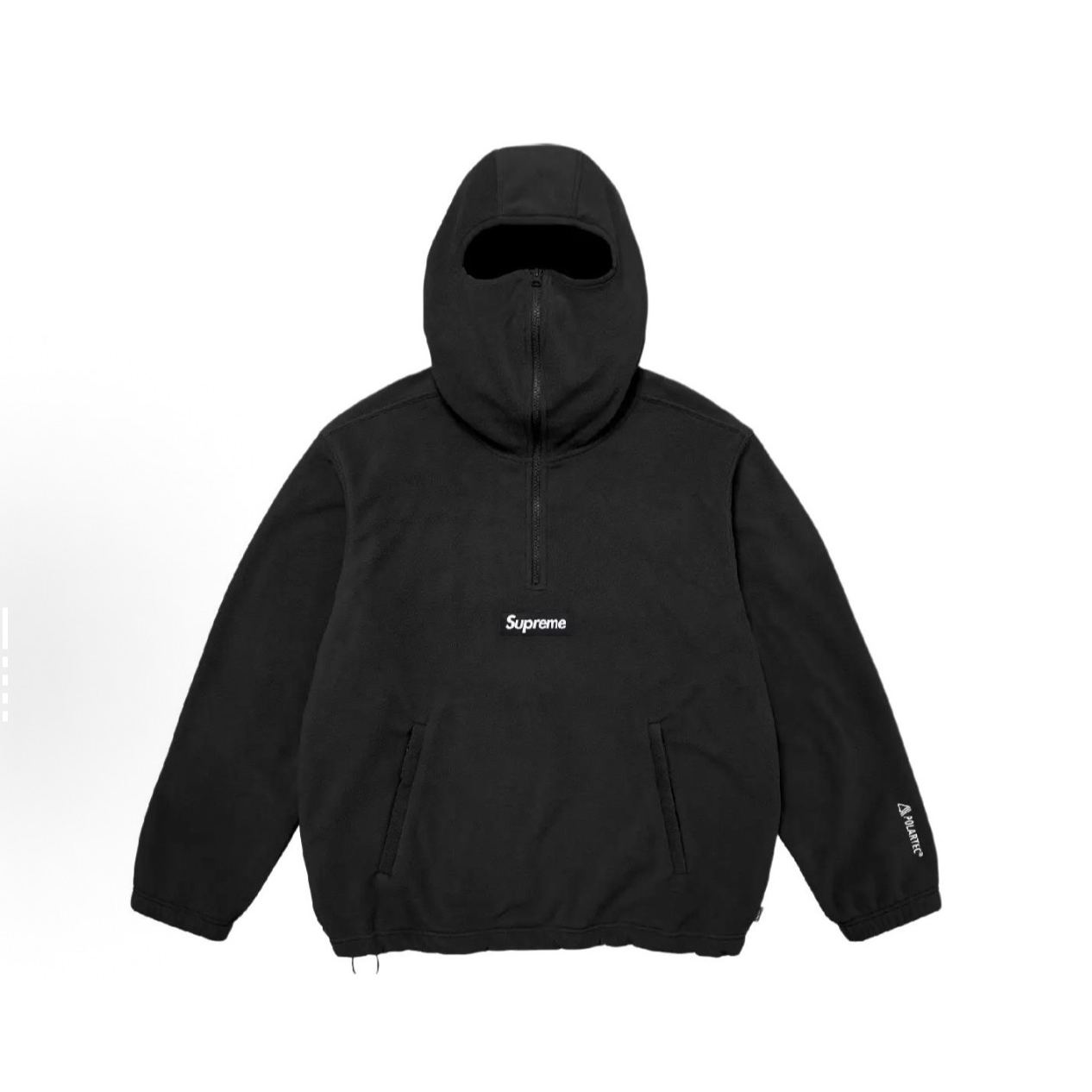 Supreme Polartec WEEK14 Polartec Face Mask Half-Fasten Hoodie (SUP-FW25-064）
