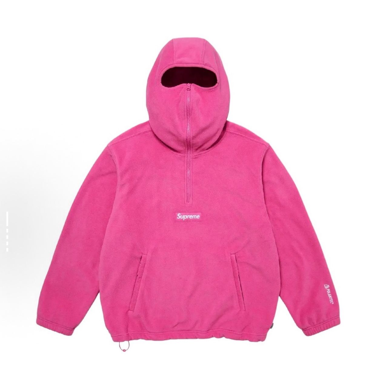 Supreme Polartec WEEK14 Polartec Face Mask Half-Fasten Hoodie (SUP-FW25-064）