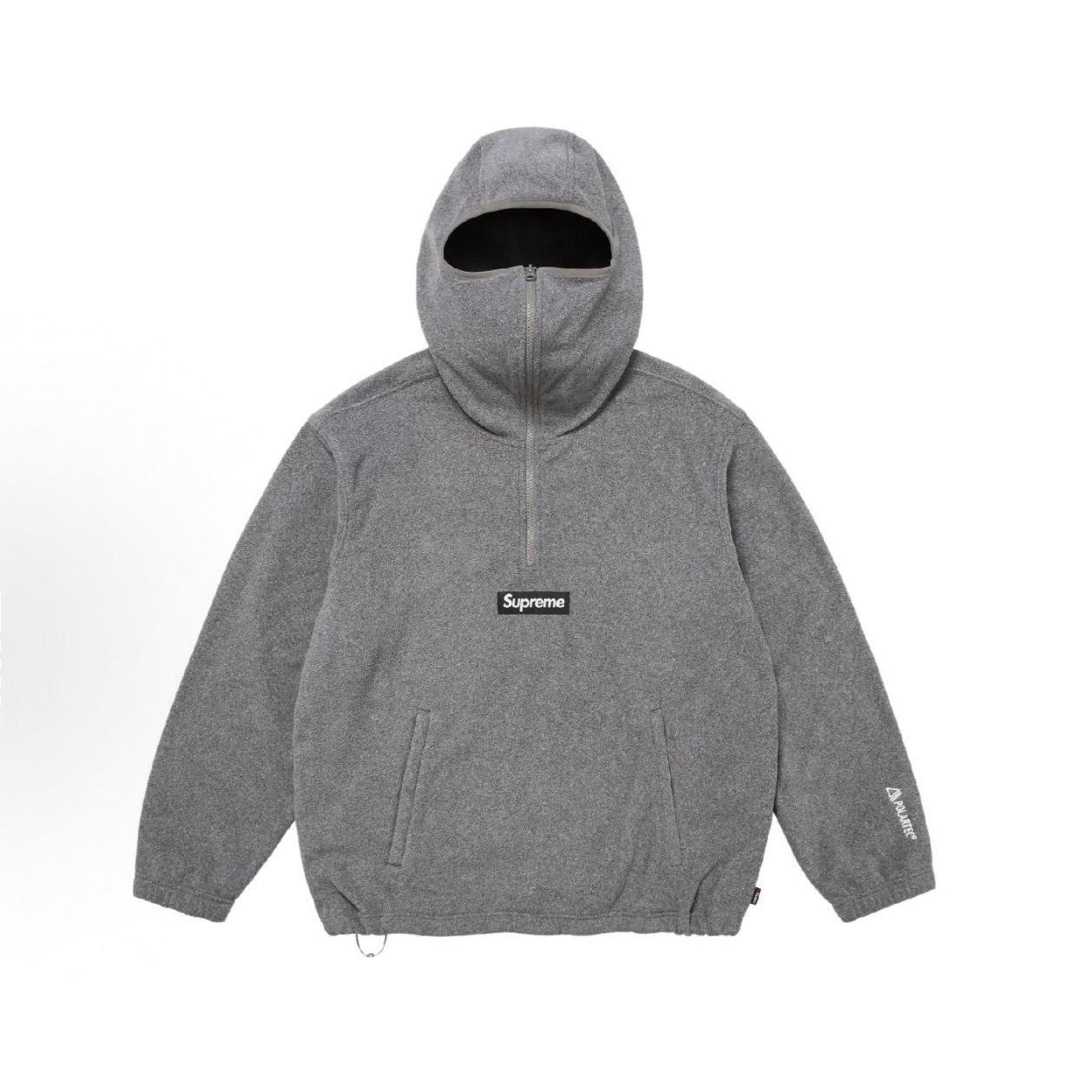 Supreme Polartec WEEK14 Polartec Face Mask Half-Fasten Hoodie (SUP-FW25-064）