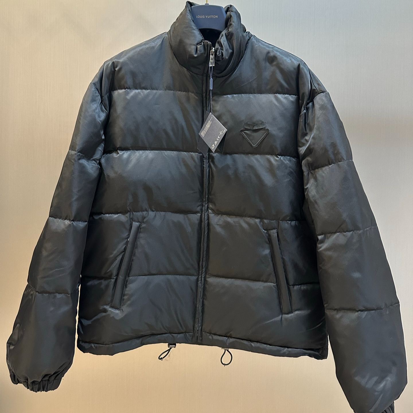 PRADA Black Re-nylon Down Jacket(SGC921-11C9-F0002-S-OOO）