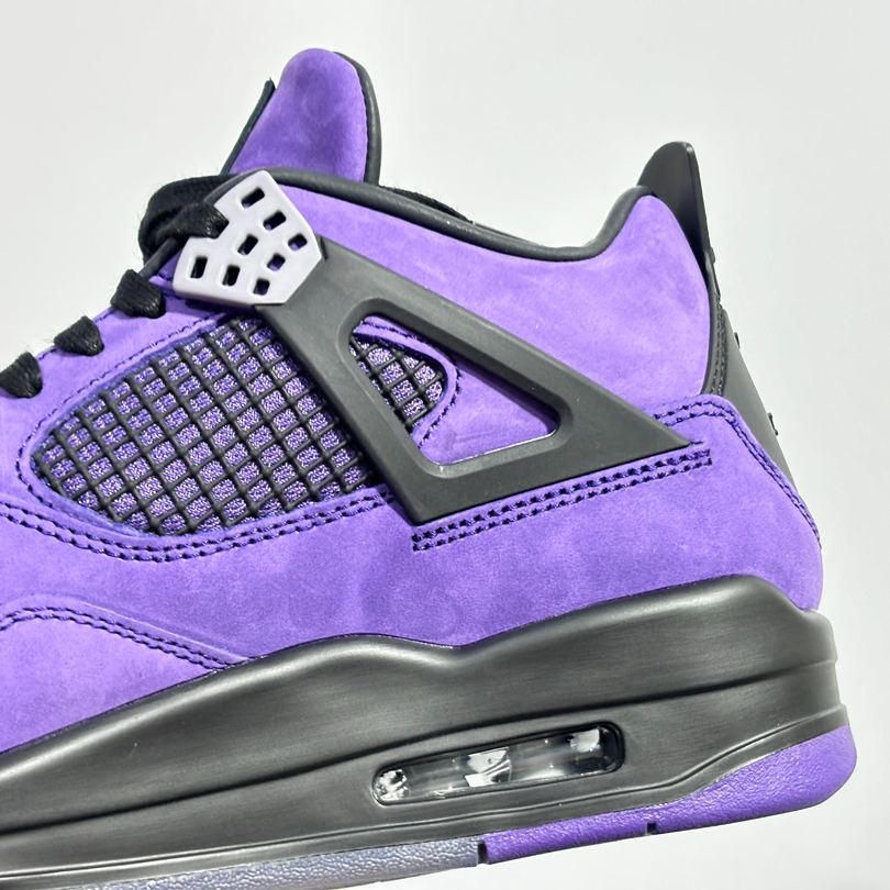 Travis Scott × Nike Air Jordan 4 Retro "Purple" (Friends and Family)（766296-LN4)