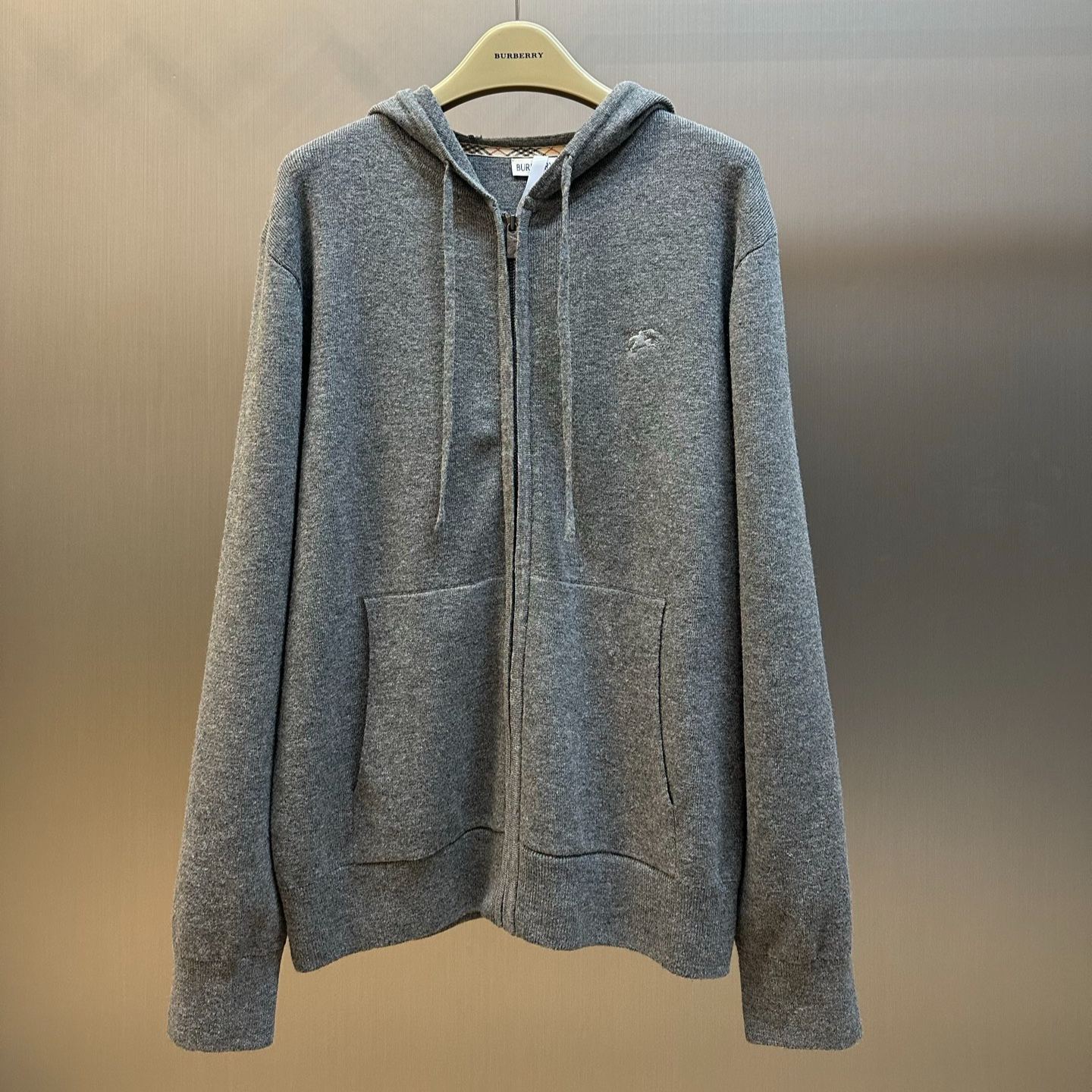 Burberry Cashmere Blend Zip Hoodie （81121341)