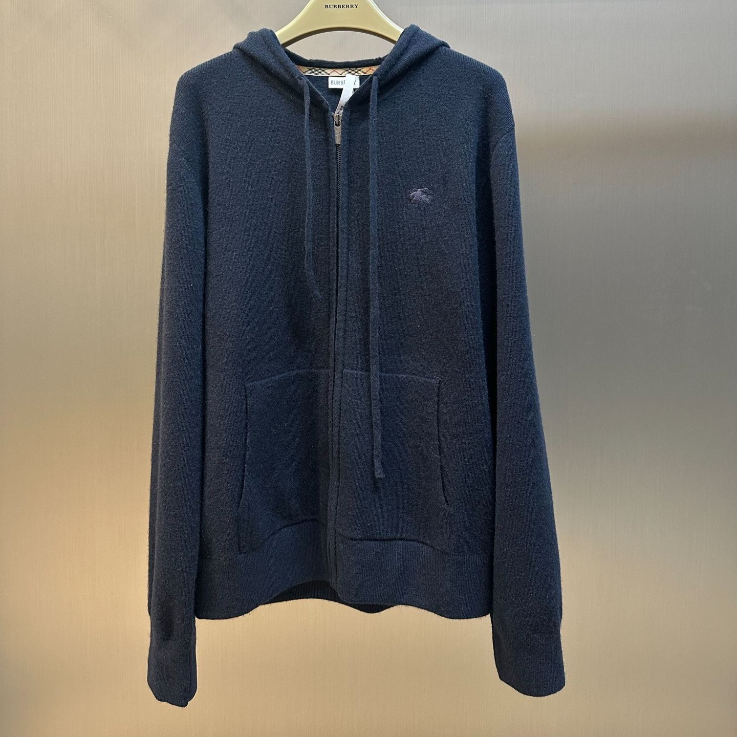 Burberry Cashmere Blend Zip Hoodie （81121341)