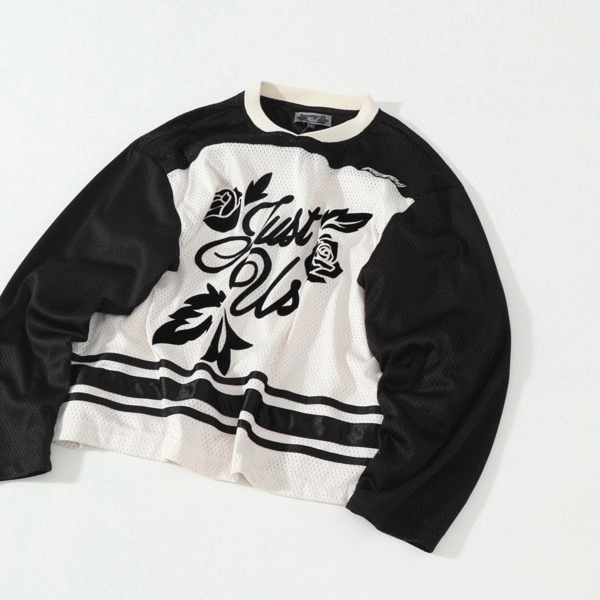 Kith Malik Long-Sleeve Mesh Jersey 'Sandrift'（KHM033685-104）