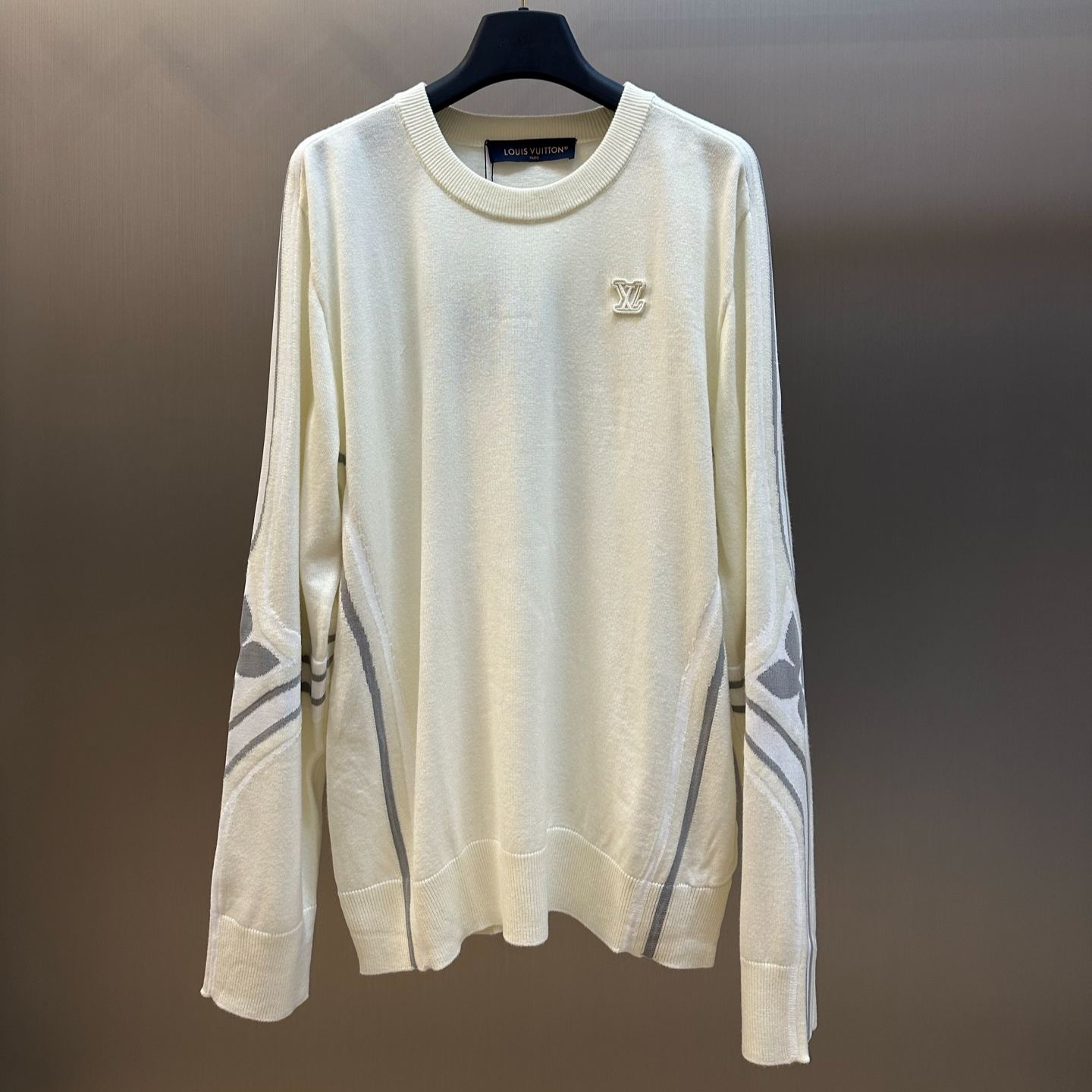 Louis Vuitton geometric knit crew neck top（1AJBW6）