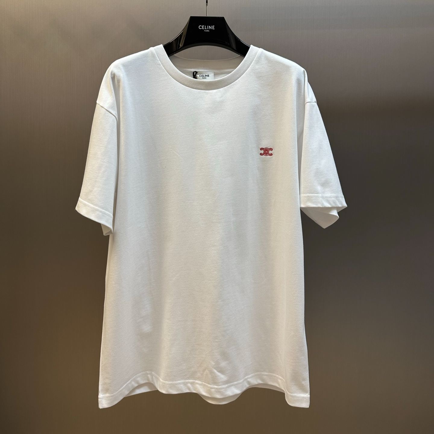 CELINE LOOSE T-SHIRT IN COTTON JERSEY (RX0HW1243-GHC1）