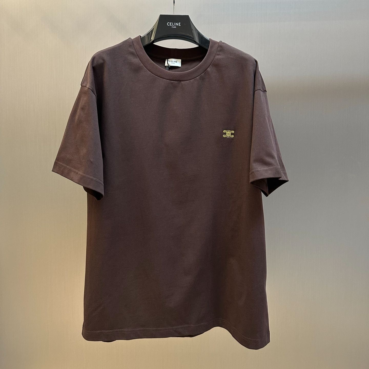 CELINE LOOSE T-SHIRT IN COTTON JERSEY (RX0HW1243-GHC1）