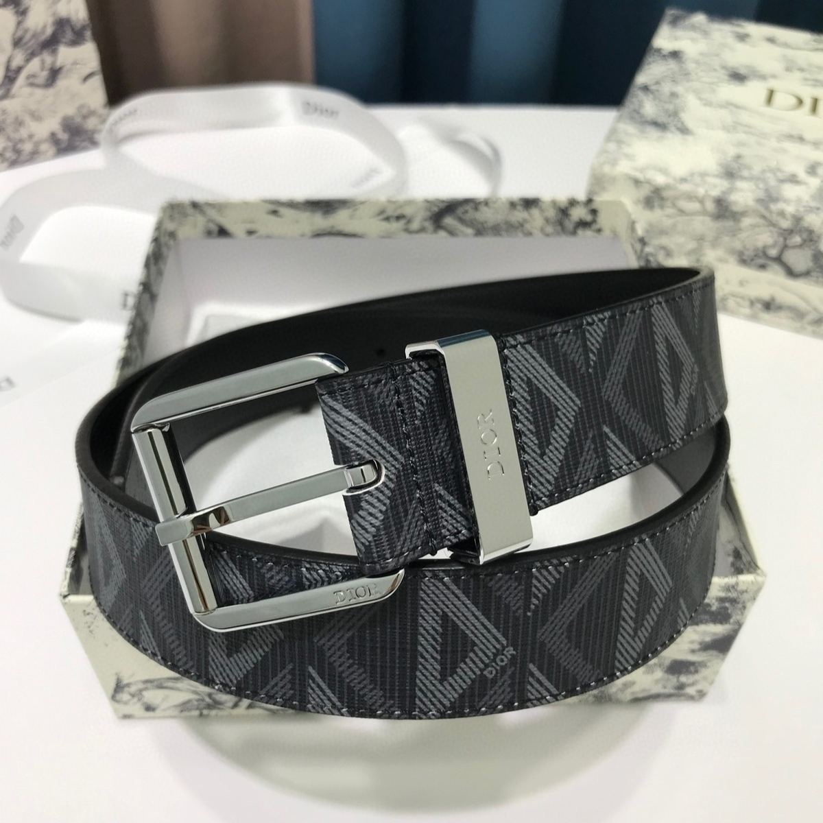 Dior Fashion Trend Pin Buckle Men's Width 4cm（4423RUCDPH43E）
