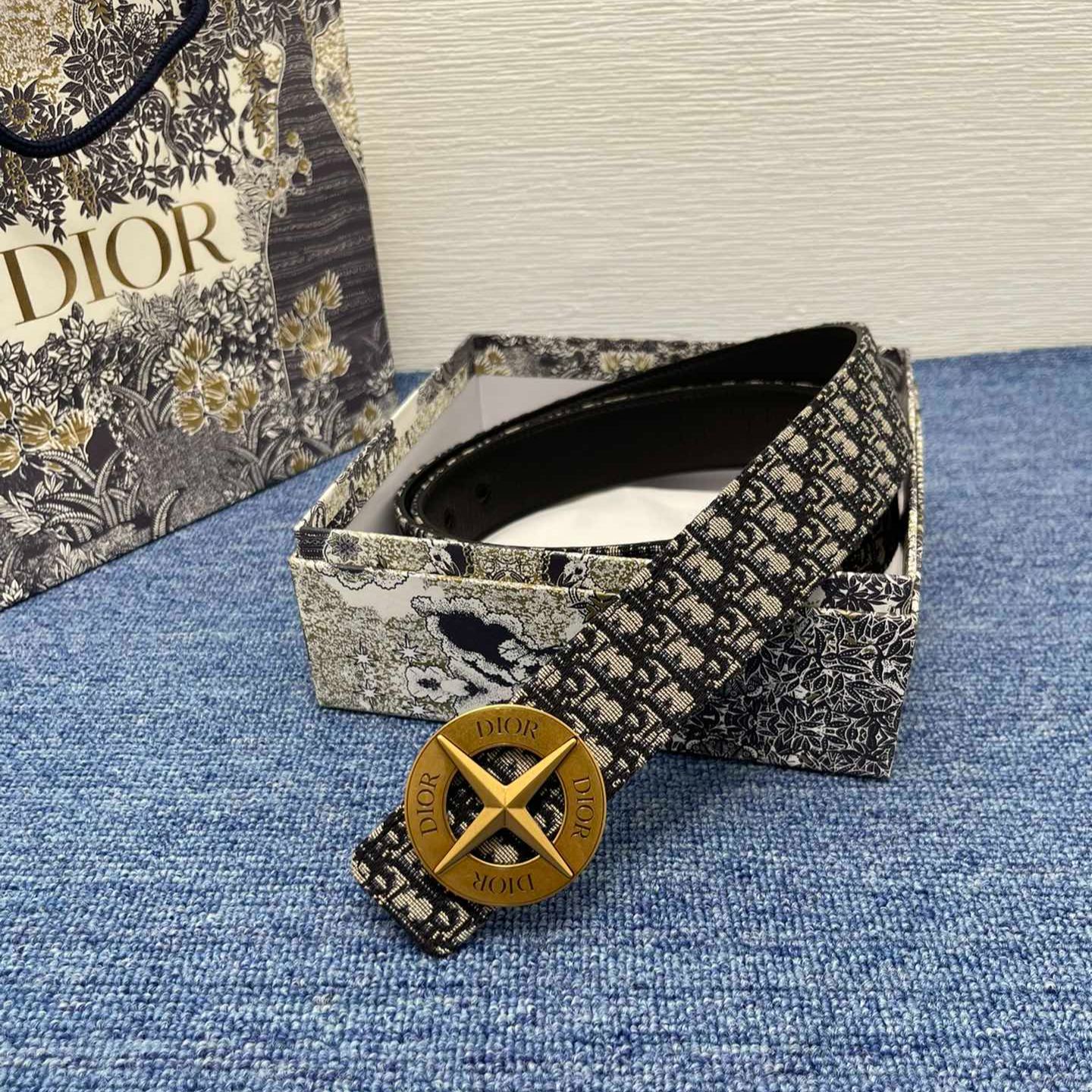 Dior x Stone Island Belt（4975PNMET_H12K）