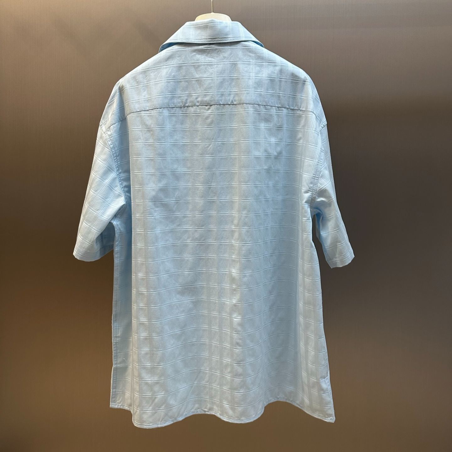 Loewe Short-Sleeve Shirt 'Light Blue'(H526Y05WEX-5140）
