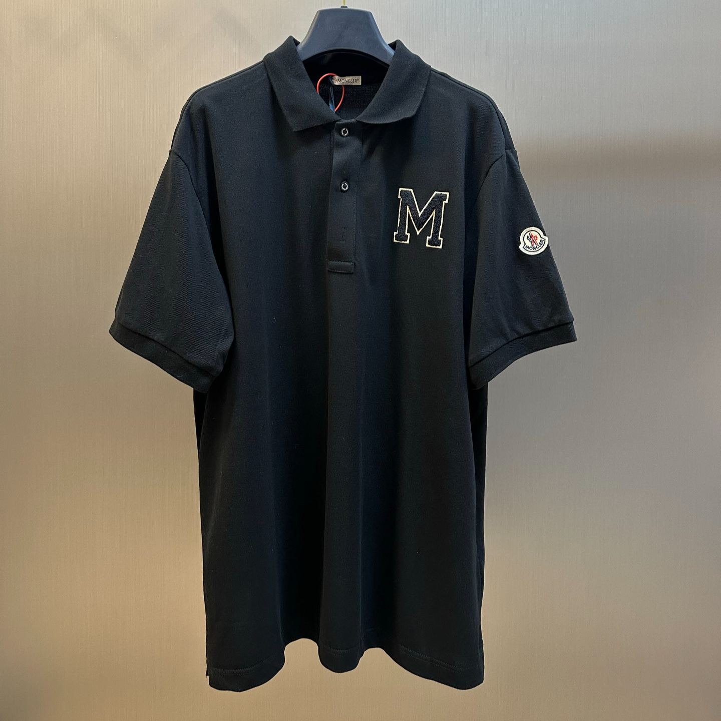 Moncler Monogram Cotton Piquet Polo Shirt（K20918A0000289A16742）