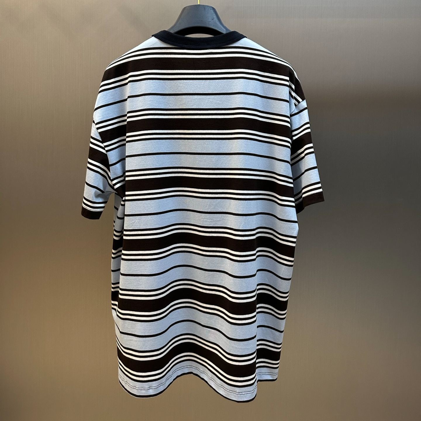 Prada Oversize embroidered cotton t-shirt (39610-16XT-F04SW-S-OOO）