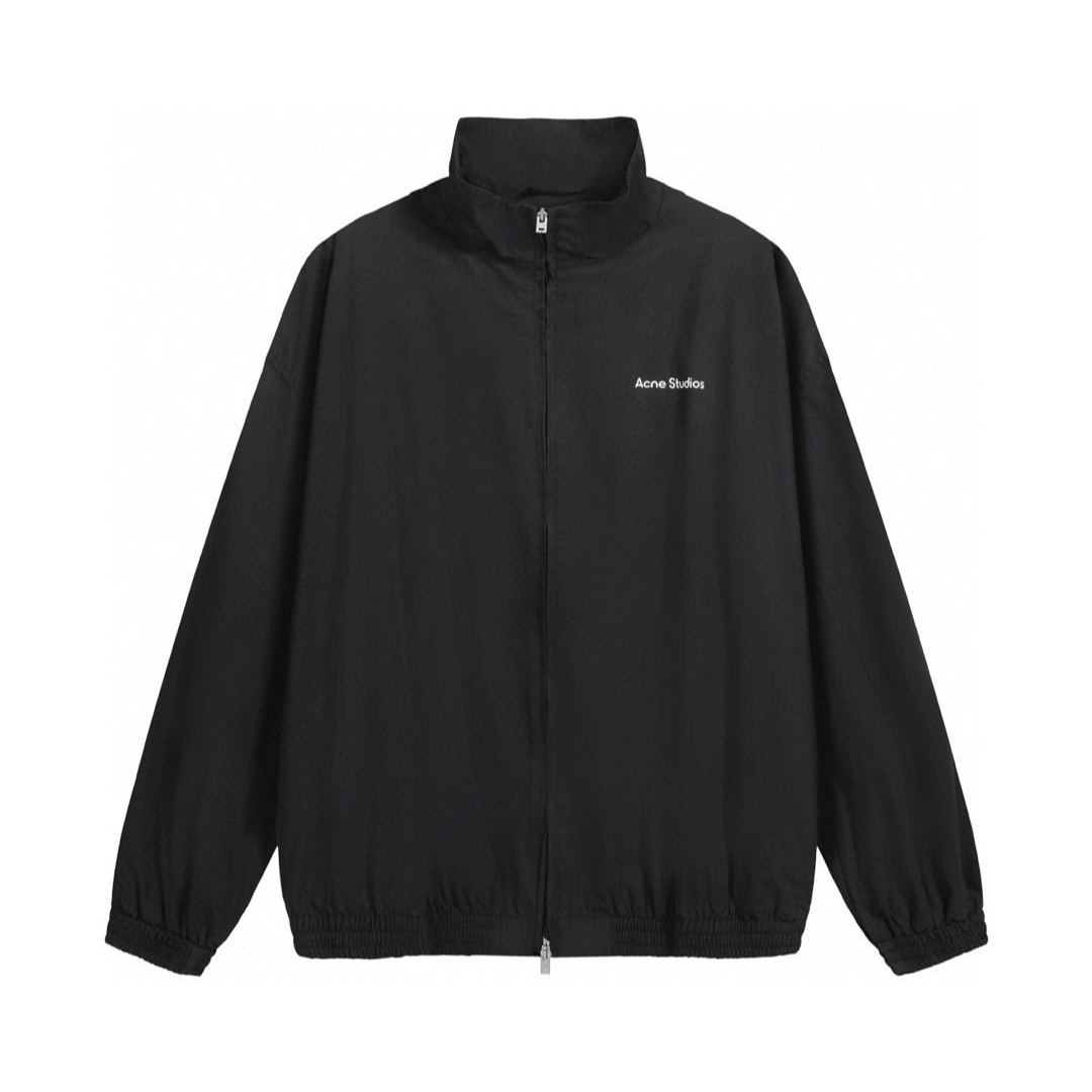 Acne Studios Logo Jacket - Black (B90863-900）