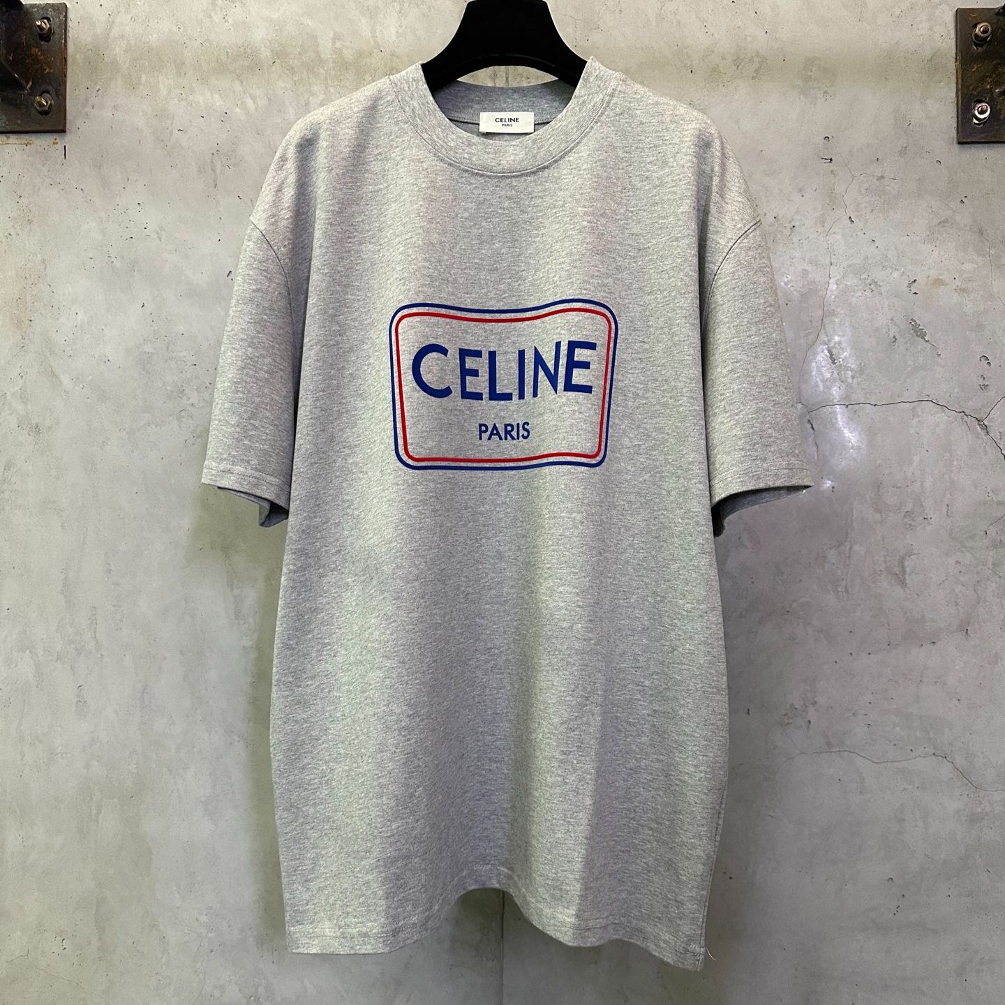 Celine LOOSE T-SHIRT COTTON JERSEY (RX0IA507Z-GIF7）