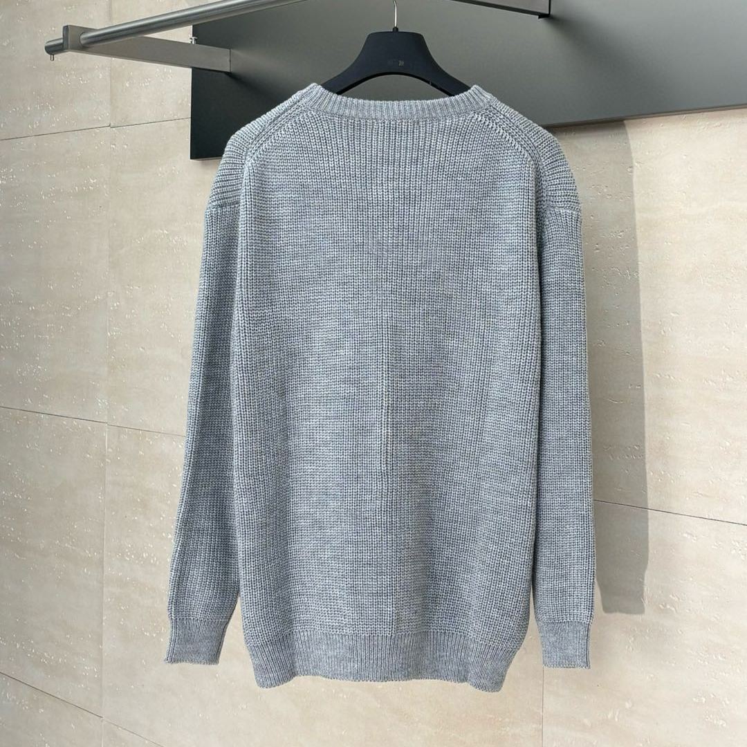 Celine ribbed wool oversized pullover  (2A19R423P-08GC）