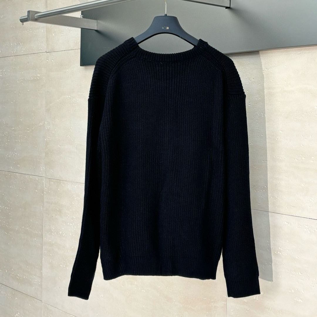 Celine ribbed wool oversized pullover  (2A19R423P-08GC）