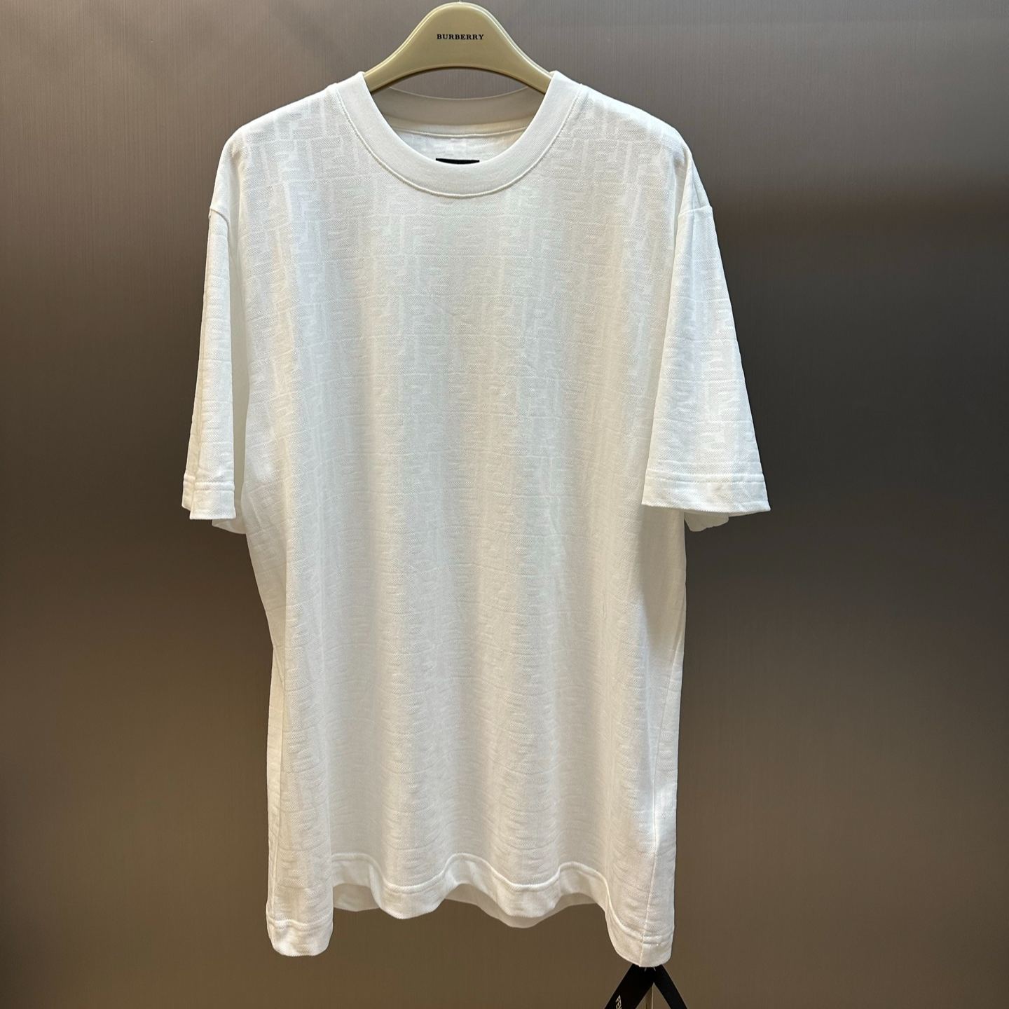 FENDI Piqué FF Jacquard T-shirt (FAF755AR5GF0GME）