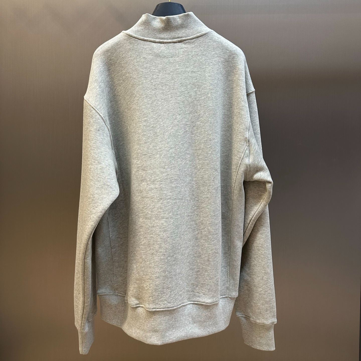 DIOR logo print half-zip stand-up collar sweatshirt（683J605A3035-C680）